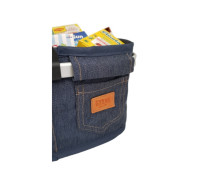 Luxe boodschappenmand jeans (incl. boodschappen) Luxe boodschappenmand jeans (incl. boodschappen)