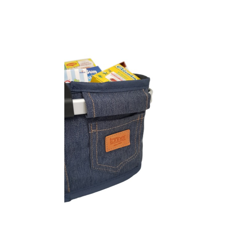 Luxe boodschappenmand jeans (incl. boodschappen) Luxe boodschappenmand jeans (incl. boodschappen)