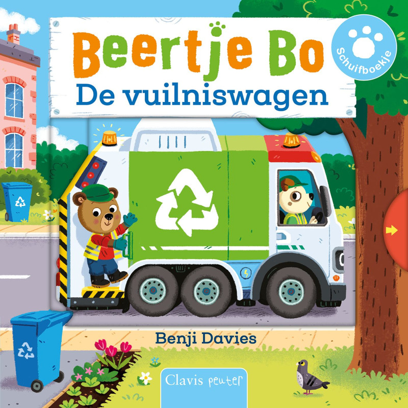 Beertje Bo. De vuilniswagen