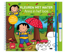 Anna in het bos - Kleuren met water