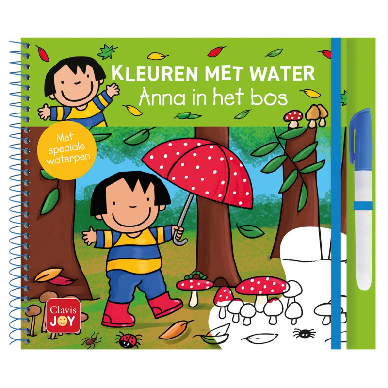 Anna in het bos - Kleuren met water Anna in het bos - Kleuren met water