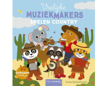 Vrolijke muziekmakers spelen country - Geluidenboekje