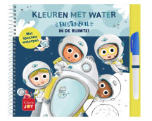 Kleuren met water. Beestenboel - In de ruimte!