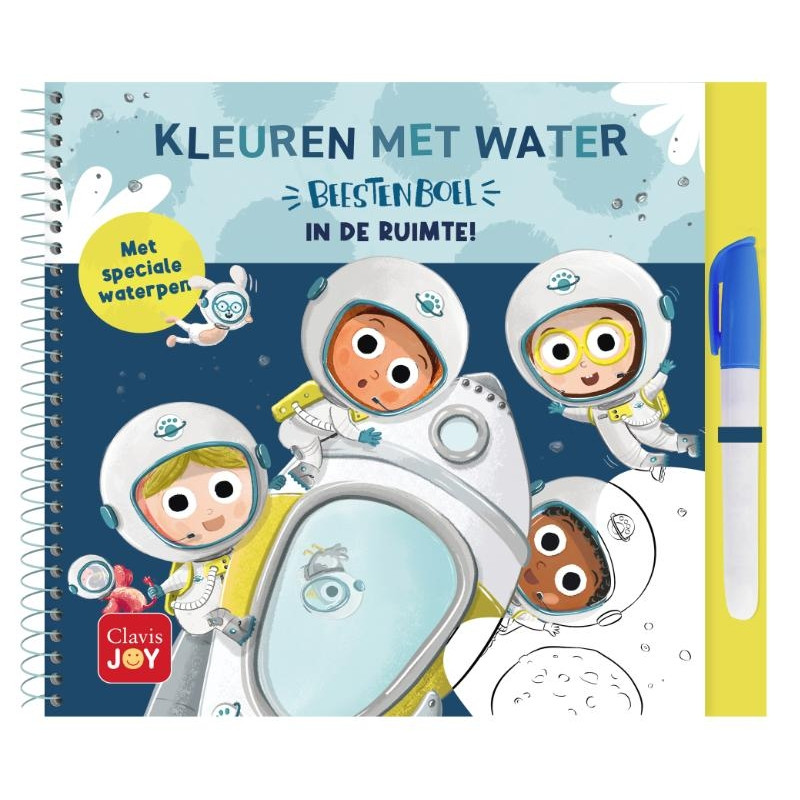 Kleuren met water. Beestenboel - In de ruimte! Kleuren met water. Beestenboel - In de ruimte!