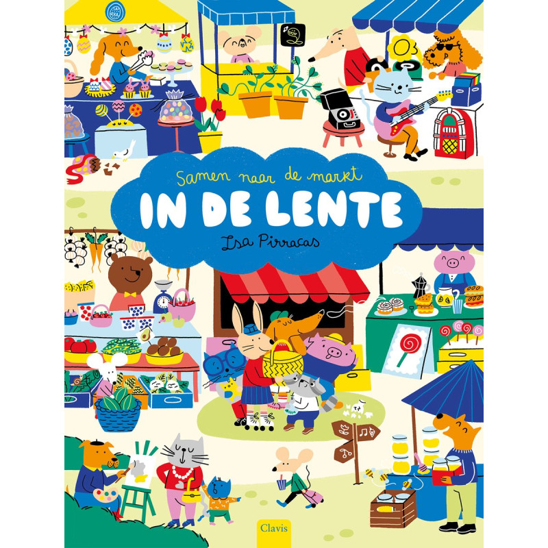 Samen naar de markt in de lente Samen naar de markt in de lente