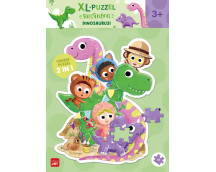 Beestenboel XXL puzzel - Dinosaurus!