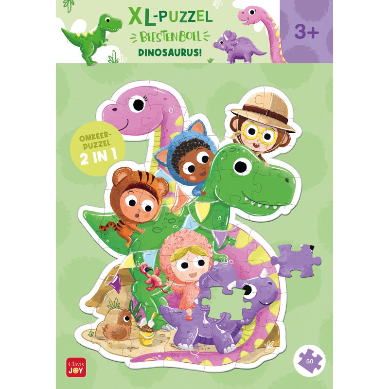 Beestenboel XXL puzzel - Dinosaurus! Beestenboel XXL puzzel - Dinosaurus!