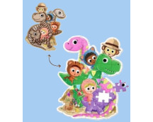 Beestenboel XXL puzzel - Dinosaurus! Beestenboel XXL puzzel - Dinosaurus!