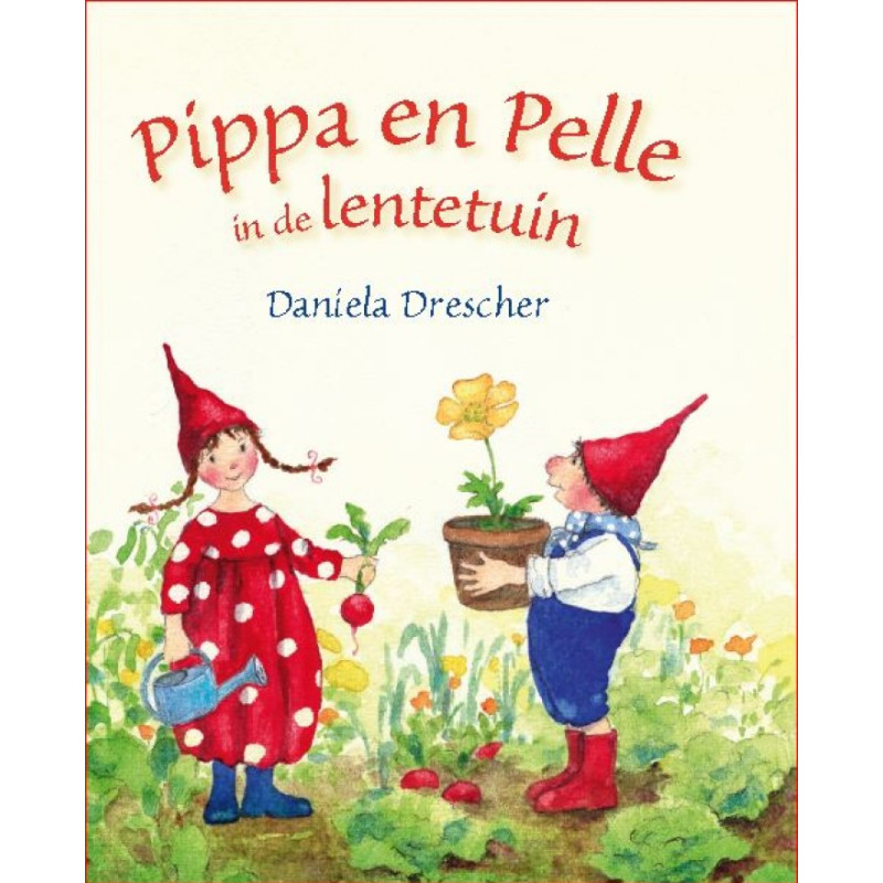 Pippa en Pelle in de lentetuin