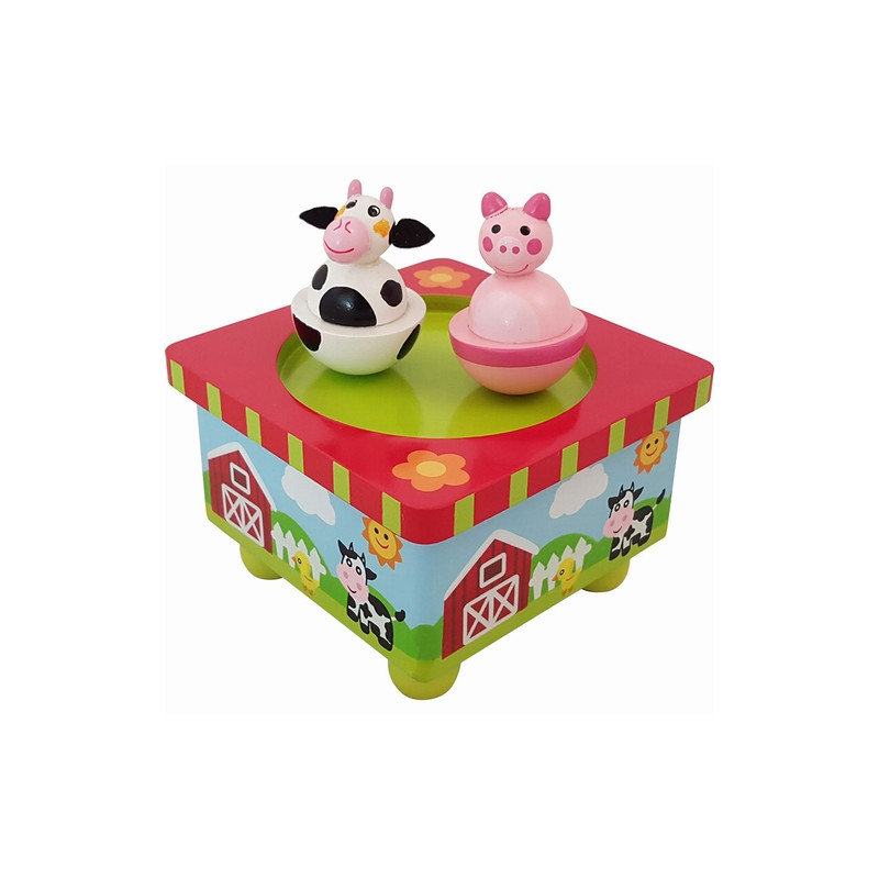 Muziekdraaidoosje boerderij