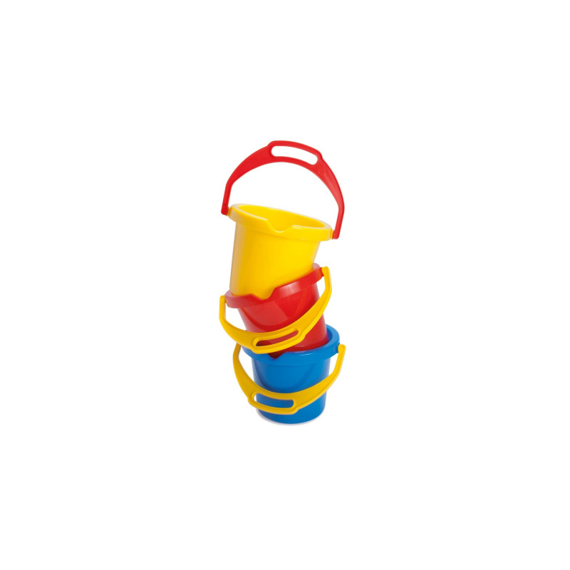 Emmer met hengsel (14cm) 3 assorti
