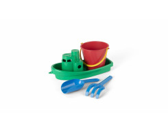 CLASSIC recycled boot set groen (4-delig)