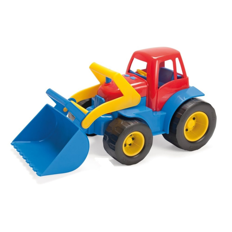 Tractor met shovel (plastic wielen)
