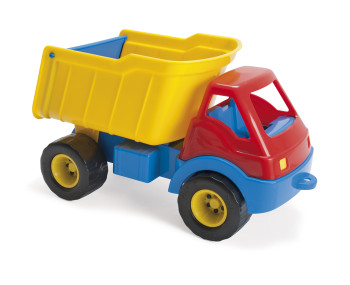 Kiepauto met kunststof wielen