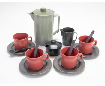 Green Bean - Koffieset in net (17-delig)