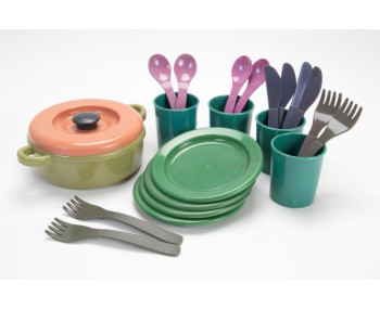 Green Bean - Eetservies in net (22-delig)