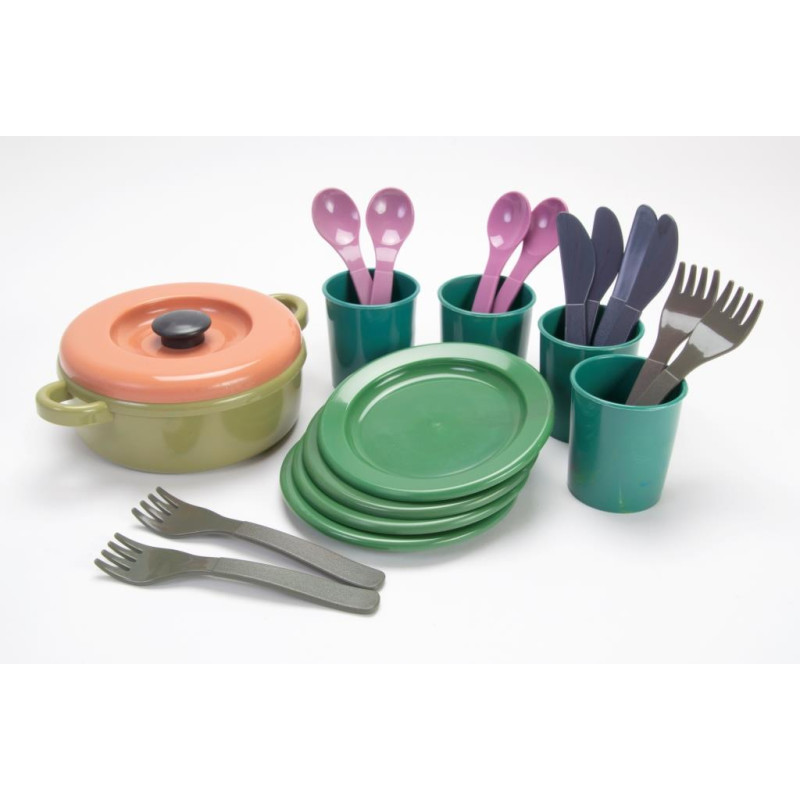 Green Bean - Eetservies in net (22-delig)