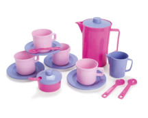 Koffieset roze (17-delig)