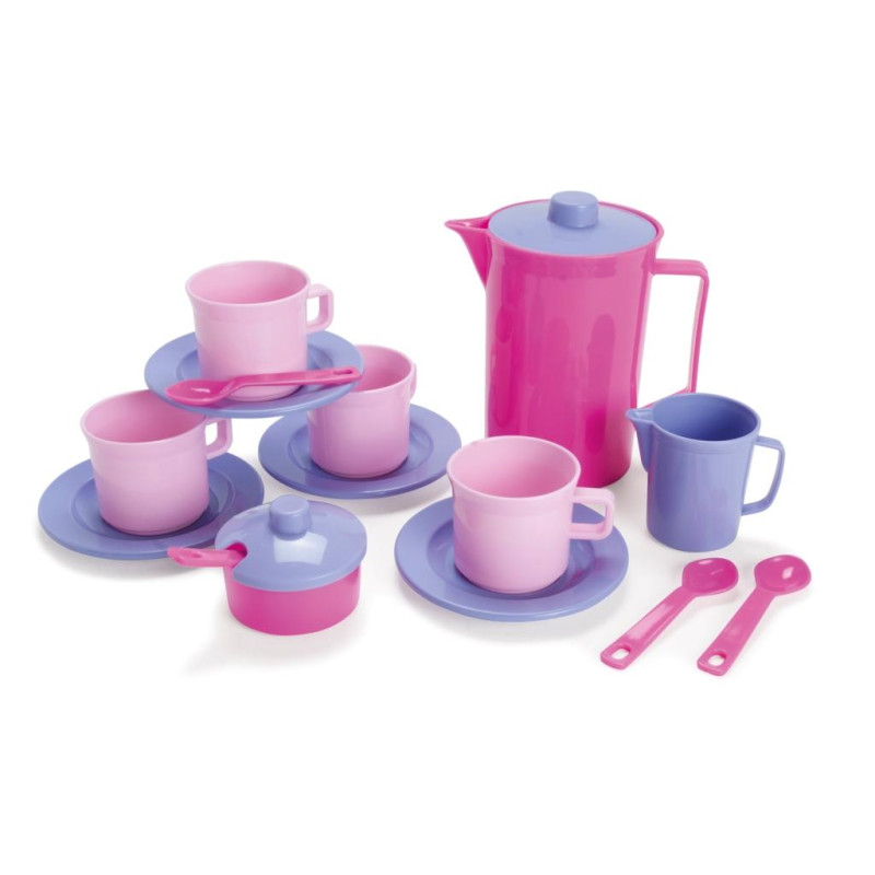 Koffieset roze (17-delig) Koffieset roze (17-delig)