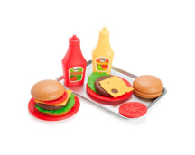 Broodje hamburger speelset (17-delig)