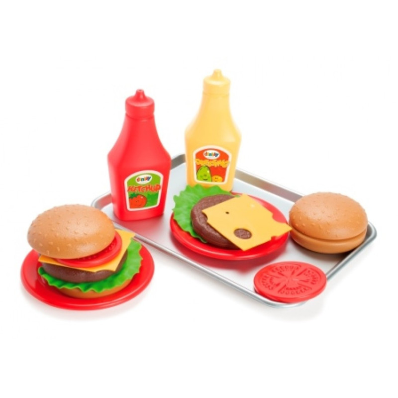 Broodje hamburger speelset (17-delig) Broodje hamburger speelset (17-delig)