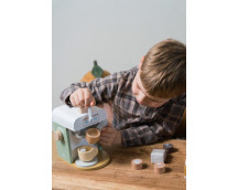 Houten koffiemachine XL 13-delig in doos Houten koffiemachine XL 13-delig in doos