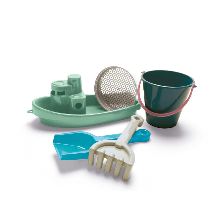 Blue Marine Toys - Boot en emmerset (5-delig)