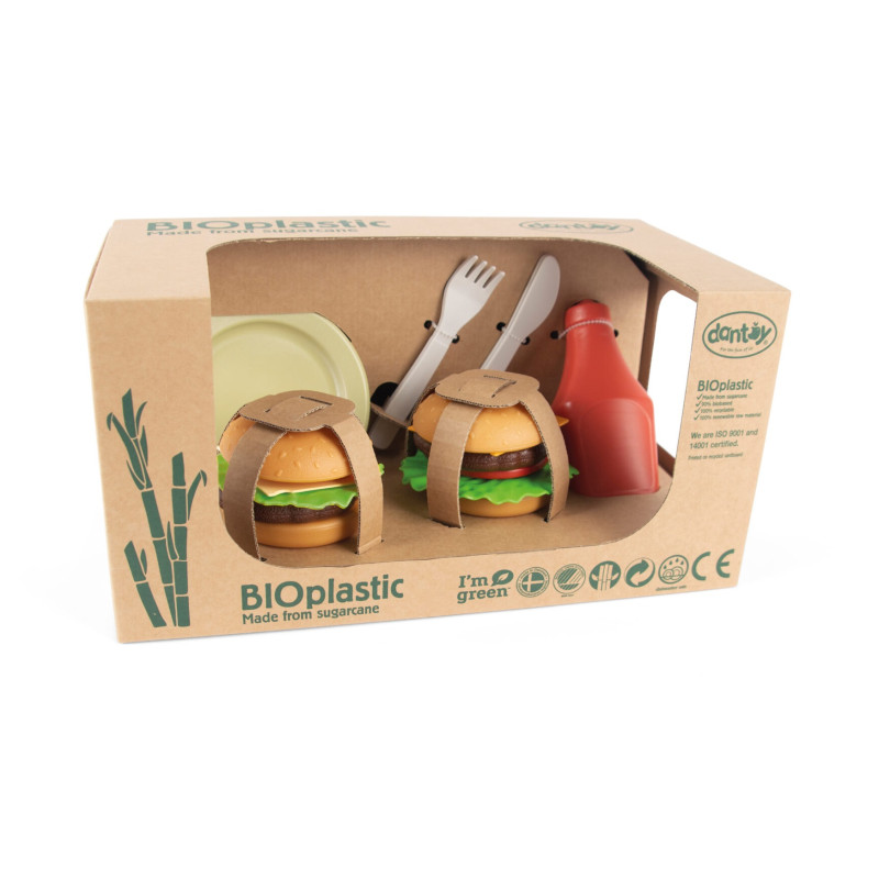 BIOplastic hamburgerset (19-delig) BIOplastic hamburgerset (19-delig)