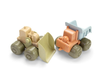 BIOplastic bouwvoertuigen (set van 2)