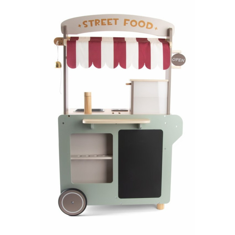Houten streetfood kraam en keukentje Houten streetfood kraam en keukentje