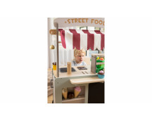 Houten streetfood kraam en keukentje Houten streetfood kraam en keukentje