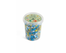 PASTEL PEARLS RECYCLED BEADS FOREST 520 PCS