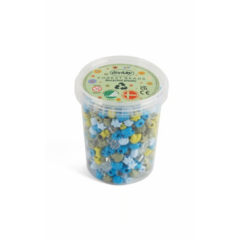 PASTEL PEARLS RECYCLED BEADS FOREST 520 PCS PASTEL PEARLS RECYCLED BEADS FOREST 520 PCS