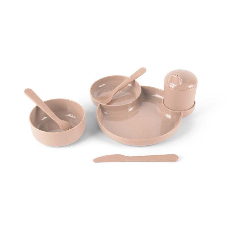 TINY Dinnertime servies geschenkset (zand/7-delig) TINY Dinnertime servies geschenkset (zand/7-delig)