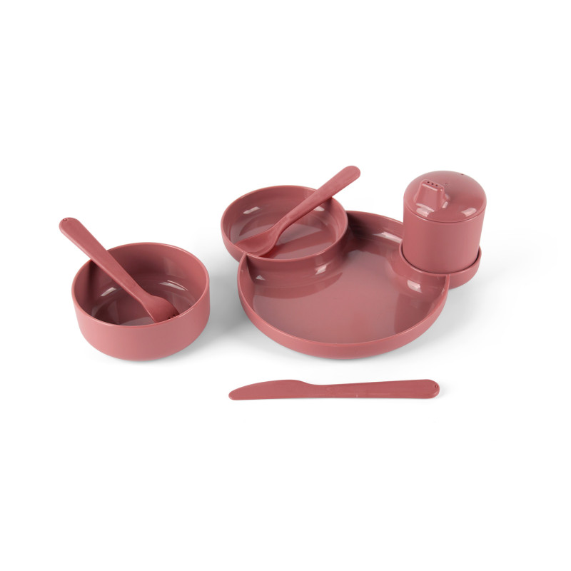 TINY Dinnertime servies geschenkset (rood/7-delig) TINY Dinnertime servies geschenkset (rood/7-delig)