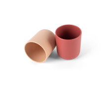 TINY Dinnertime bekerset (zand/rood/2-delig)