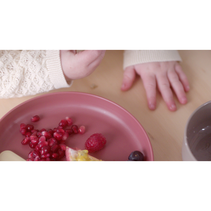 TINY Dinnertime bordenset (zand/rood/2-delig) TINY Dinnertime bordenset (zand/rood/2-delig)