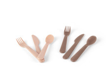 TINY Dinnertime bestekset (zand/mokka/6-delig)