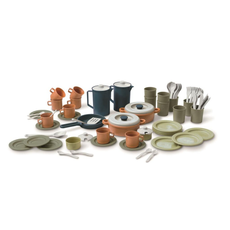 BIOplastic grote eetset (donkerblauw/79-delig) BIOplastic grote eetset (donkerblauw/79-delig)