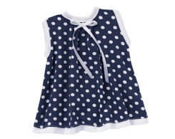 Zomerjurk donkerblauw met stip maat 38 (Soy Tu)