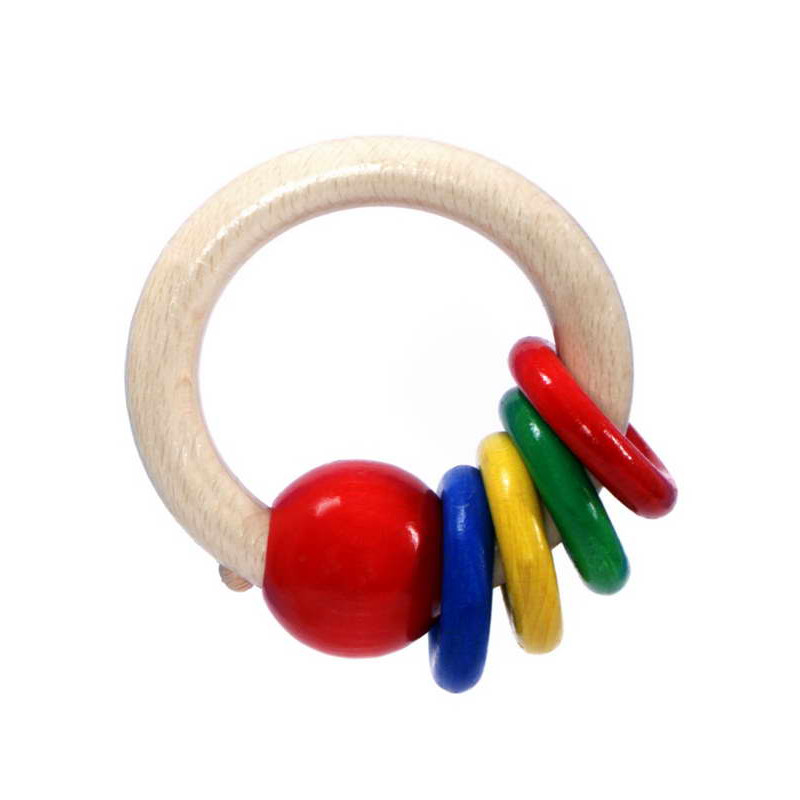 Rammelaar bol 4 ringen Rammelaar bol 4 ringen