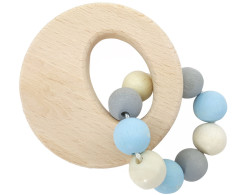 Rammelaar cirkel (naturel/blauw)