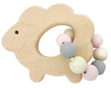 Rammelaar schaap (naturel/roze)