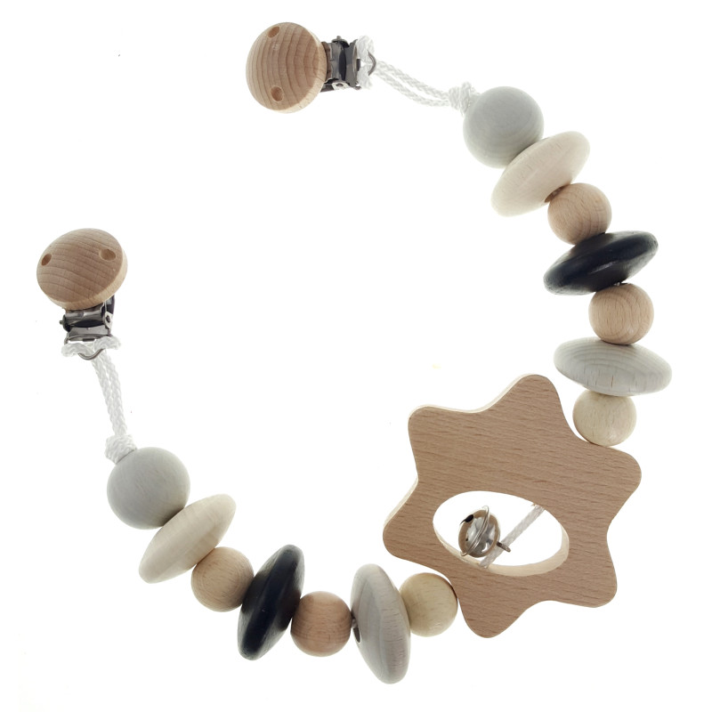 Wagenhanger ster, groot (naturel/zwart) Wagenhanger ster, groot (naturel/zwart)