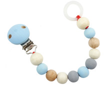 Speenketting (naturel/blauw)