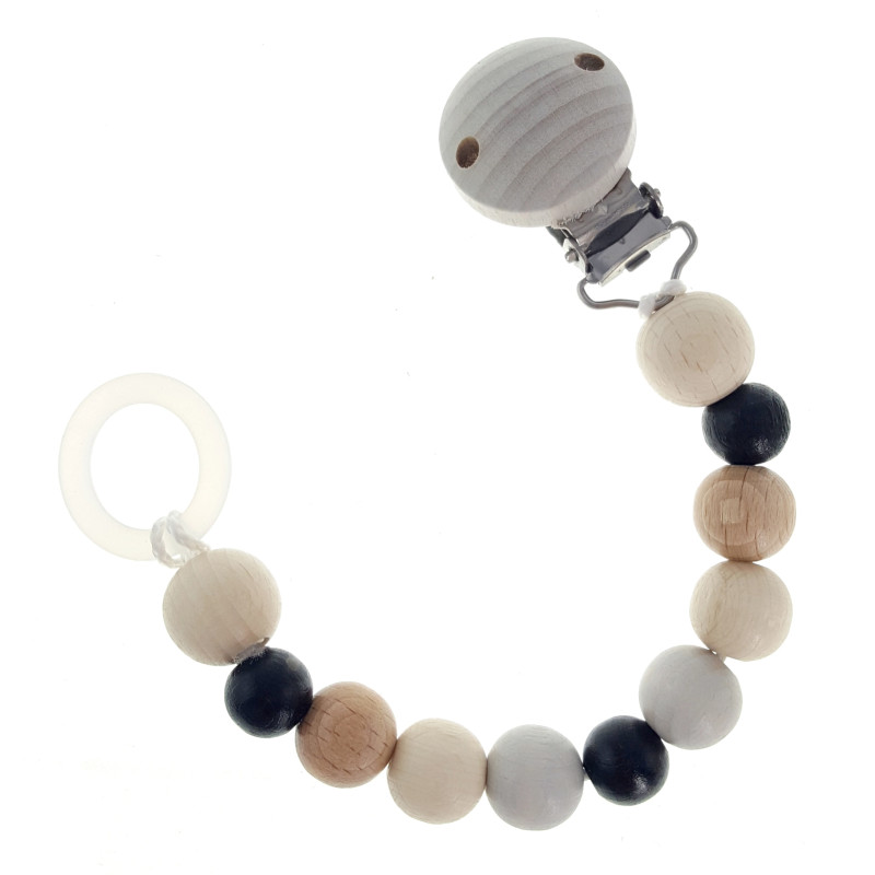 Speenketting (naturel/zwart)