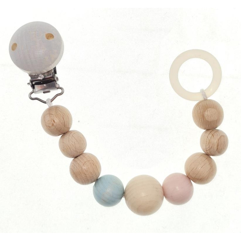 Speenketting (naturel/pastel) Speenketting (naturel/pastel)