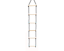 Touwladder (naturel/pastel)