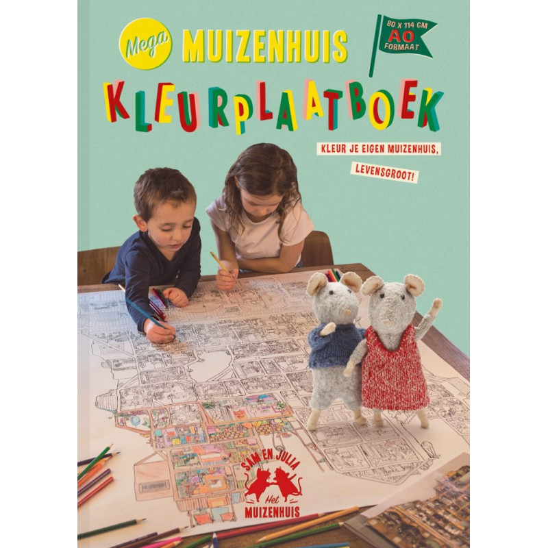 Het Muizenhuis - Mega Muizenhuis kleurplaatboek Het Muizenhuis - Mega Muizenhuis kleurplaatboek