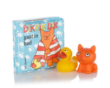 Badboekje Dikkie Dik gaat in bad (met 2 waterspuiters)